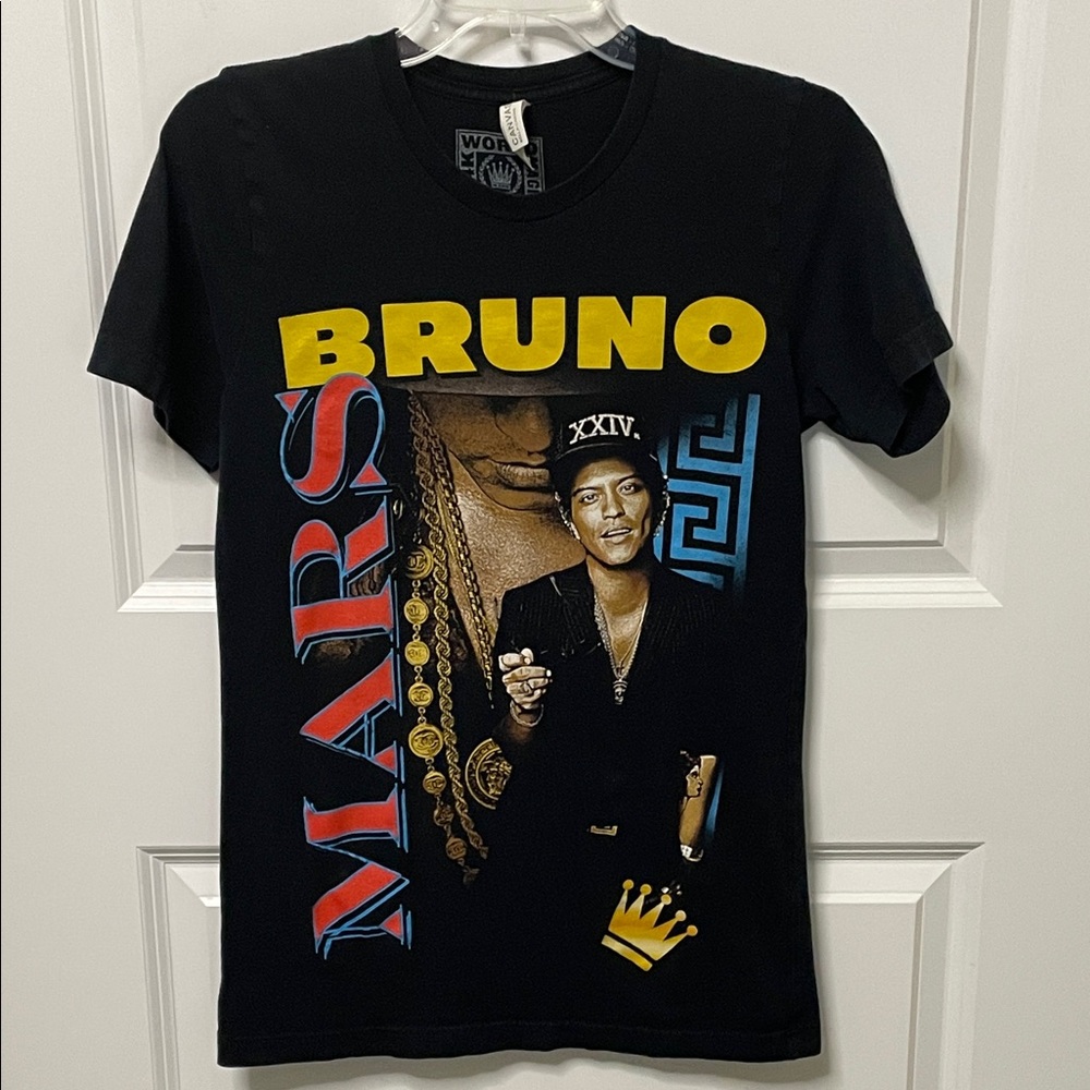 Bruno Mars 24K Magic World Tour Tee Small